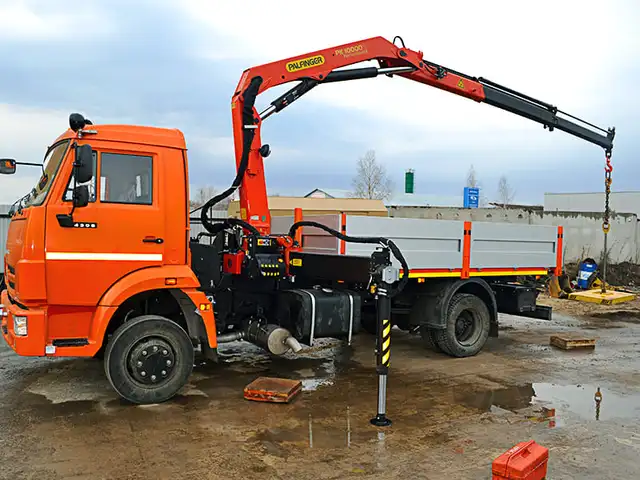 КАМАЗ 4308 бортовой с КМУ Palfinger PK 10000 A