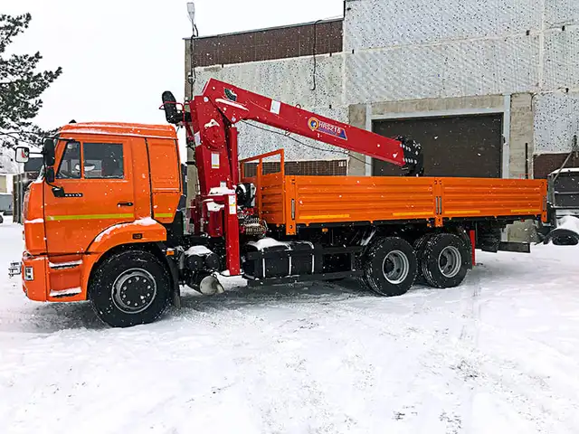 КАМАЗ 65115 бортовой с КМУ Horyong HRS 216