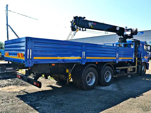 КАМАЗ 65117 бортовой с КМУ HIAB 190 TM