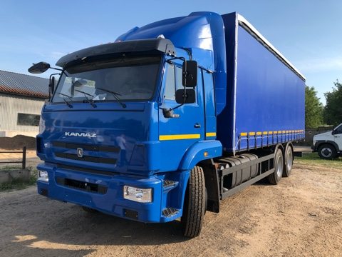 КАМАЗ 65117-48 бортовой с задними распашными воротами