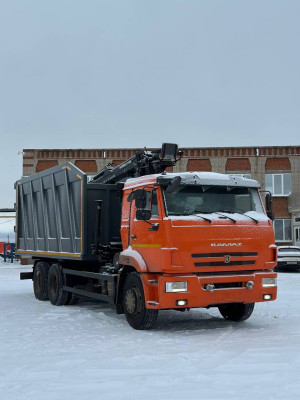 Ломовоз КАМАЗ 65115 с КМУ Майман
