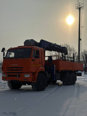Бортовой грузовик КАМАЗ 43118-50 с КМУ DongYang